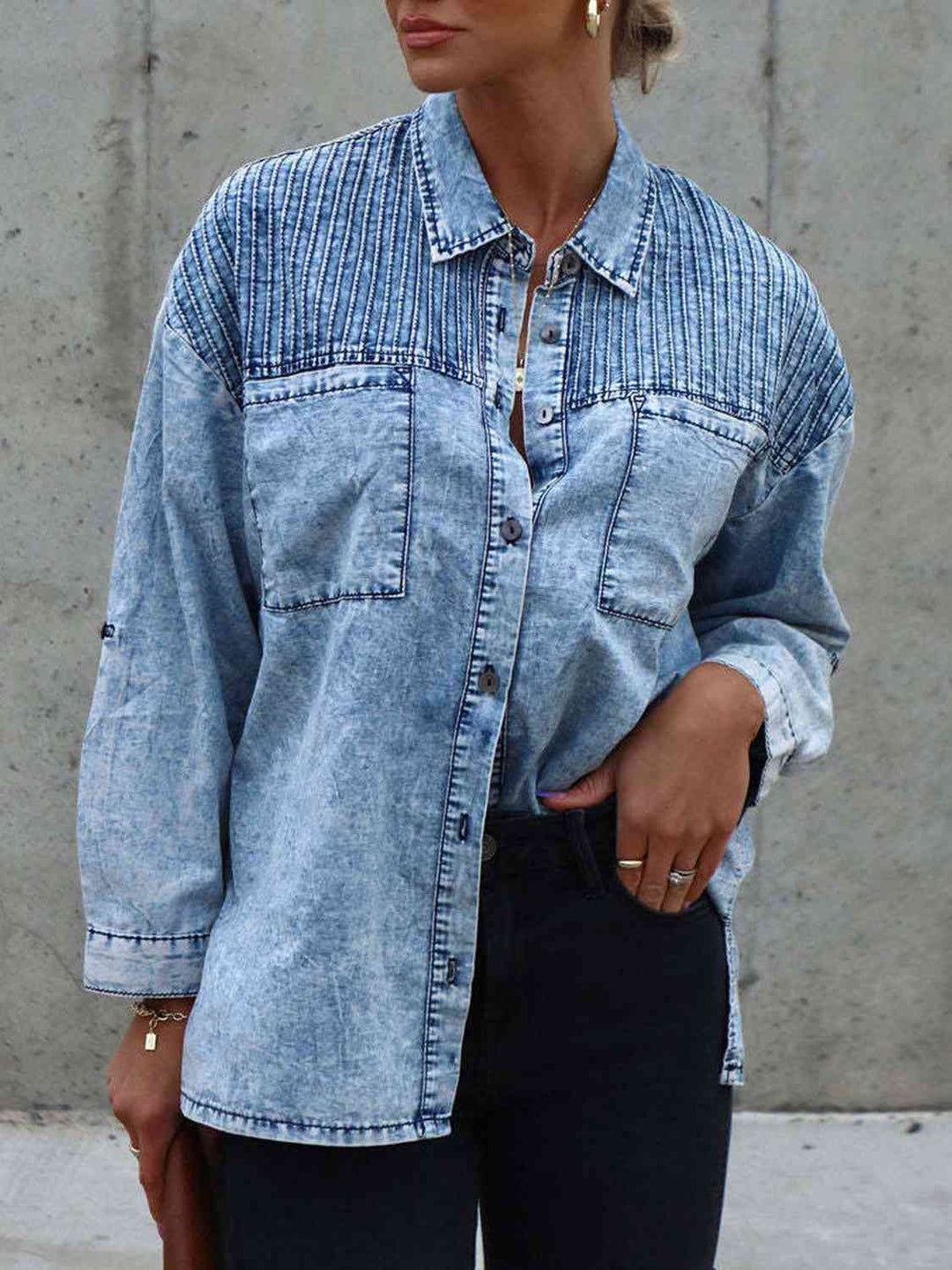 Stilla | Front Krave Denim Jakke