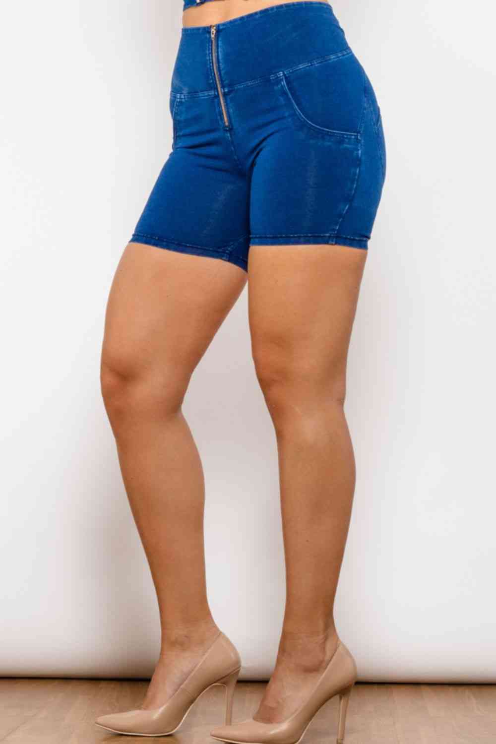 Stilla | Størrelse Lynlås Lukning Denim Shorts
