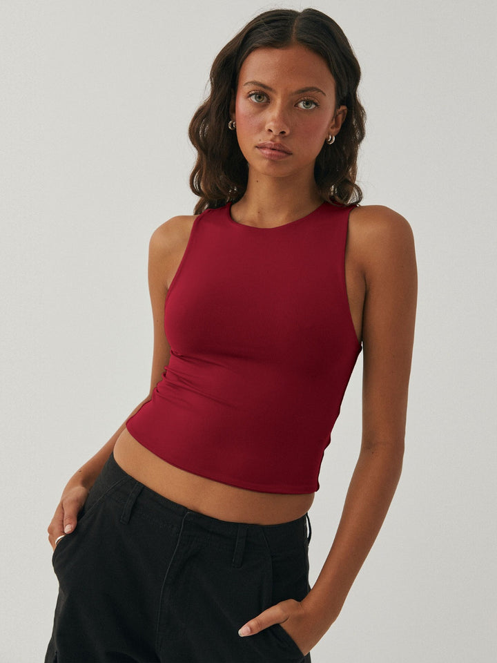 Stilla | V Hals Cropped Tank