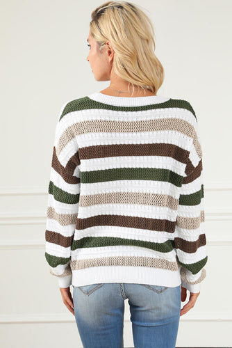Stilla | Åbenhæftet Dropped Shoulder Sweater
