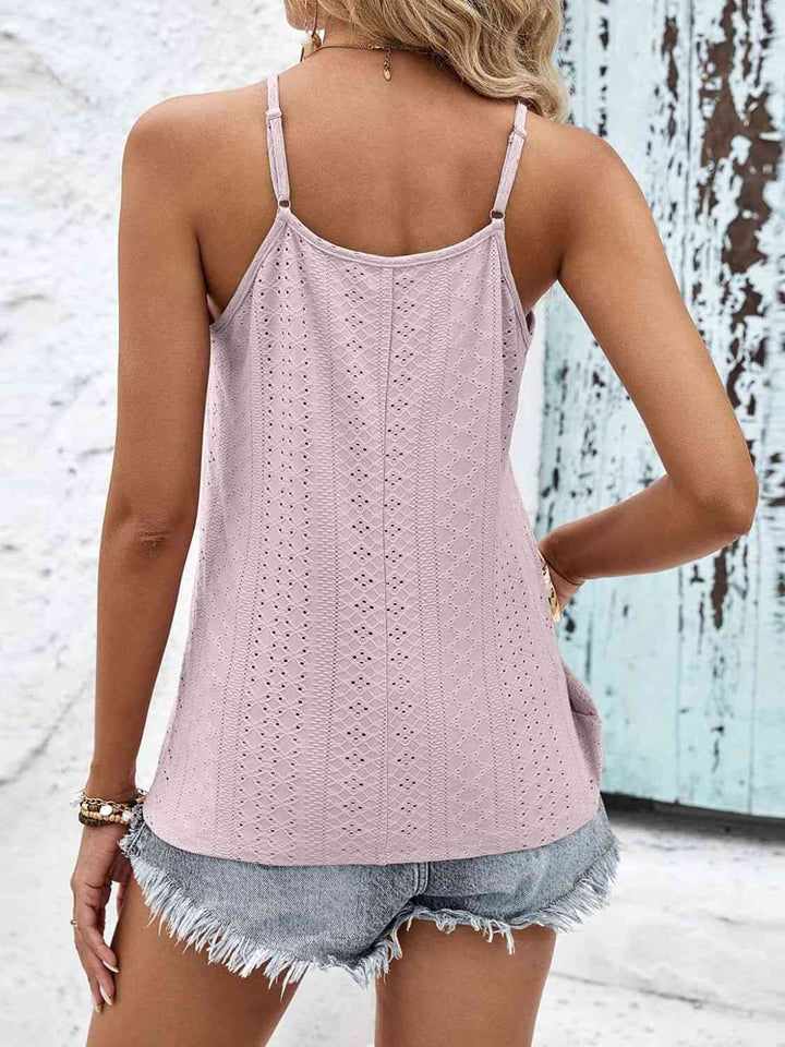Stilla | Eyelet Cami Top
