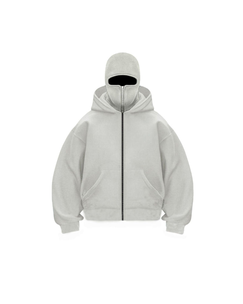 Stilla | Sweatshirt jakke med dobbelt hætte og lynlås