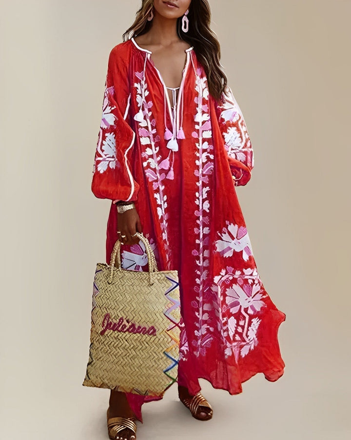 Stilla | Løs Retro Boho Kjole