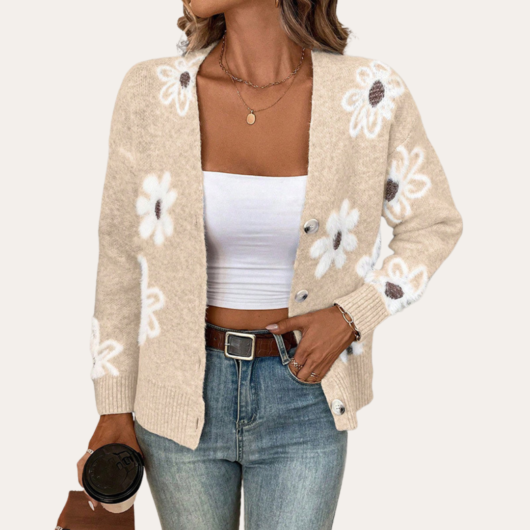 Stilla | Trendy Strikcardigan til Kvinder