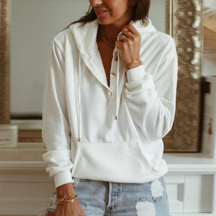 Stilla | Sweatshirt i Hvid Bomuld