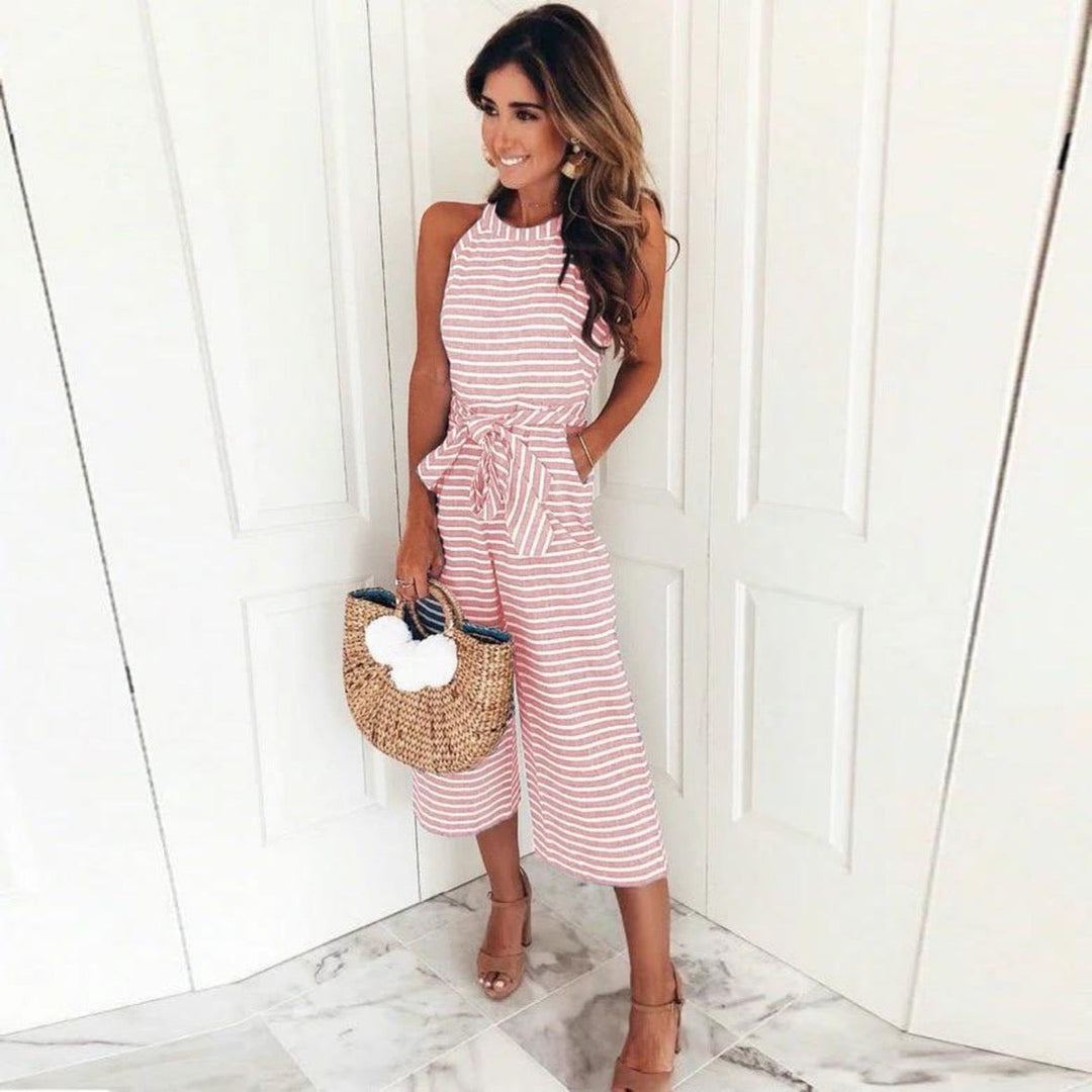 Stilla | Stribet Jumpsuit