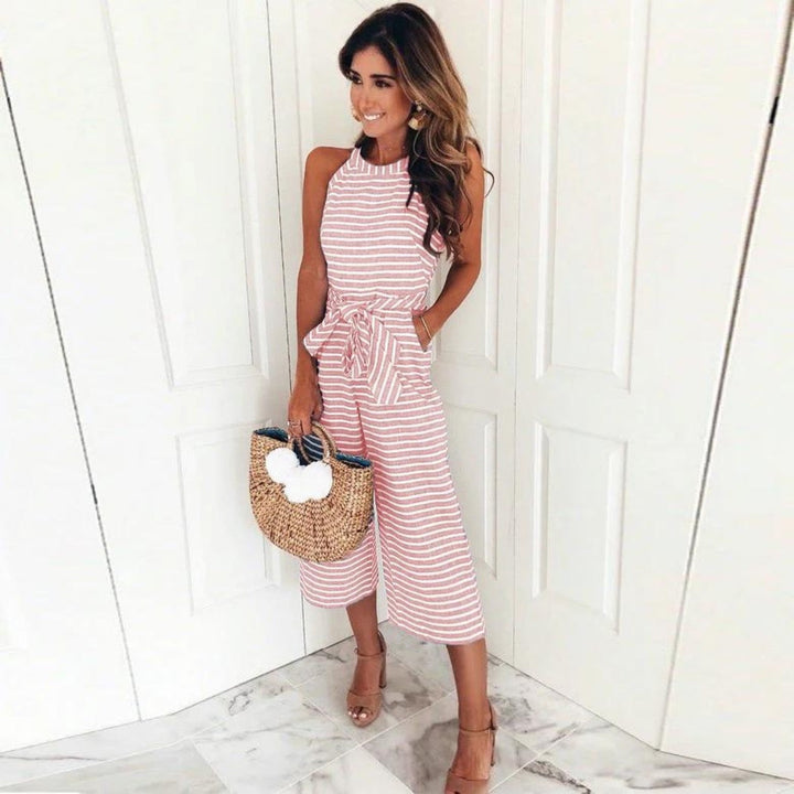 Stilla | Stribet Jumpsuit