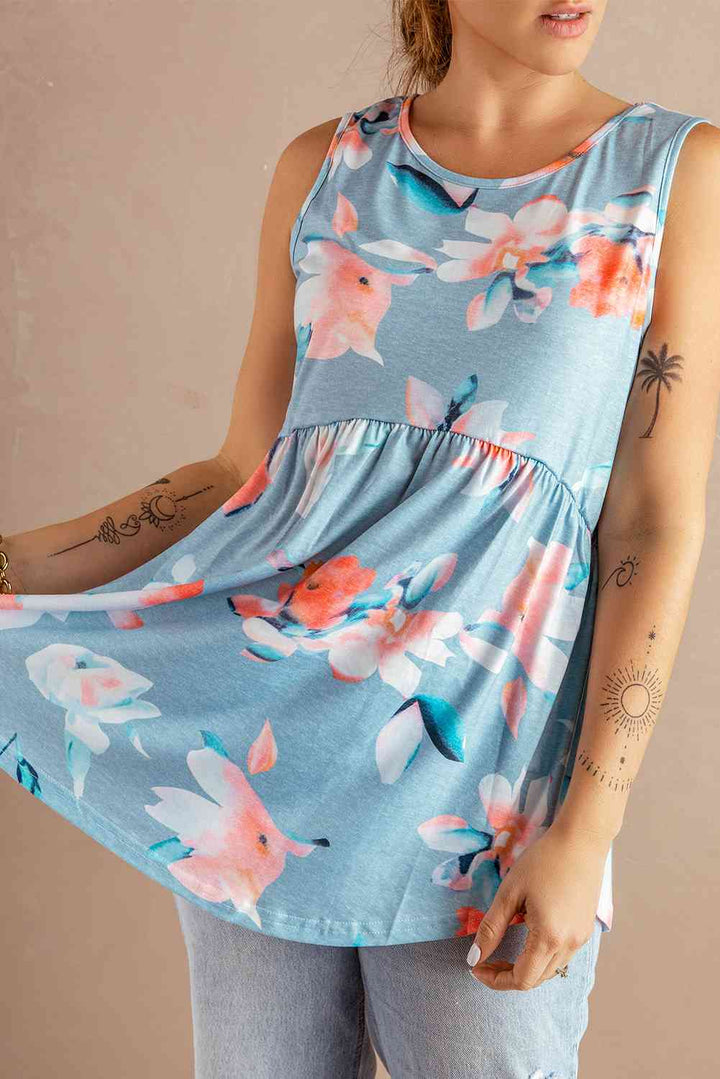 Stilla | Peplum Tank Top