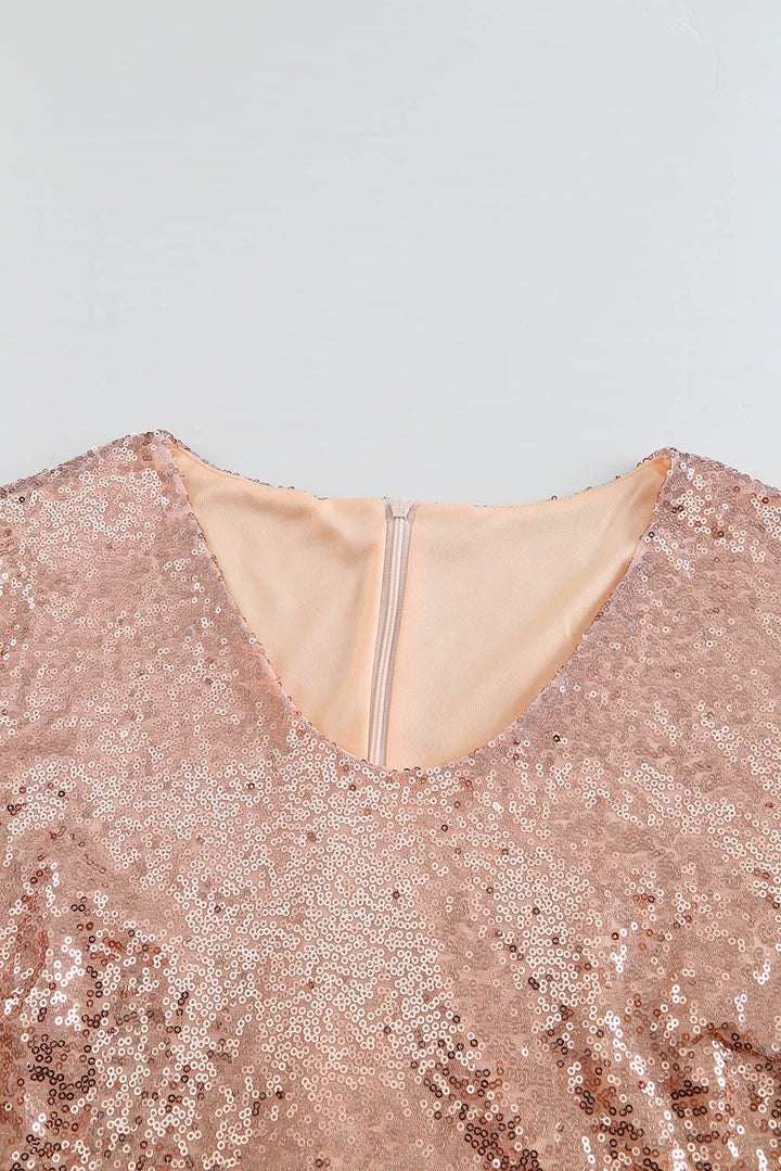 Stilla | Størrelse Paillet Spliced Maxi Kjole