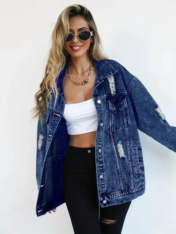 Stilla | Oversized Jeansjakke til damer