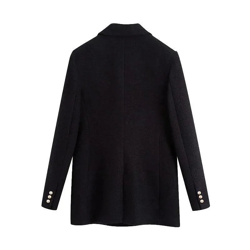Stilla | Sort Blazer Dame - Formal-Business - Ensfarvet-Einfarvet