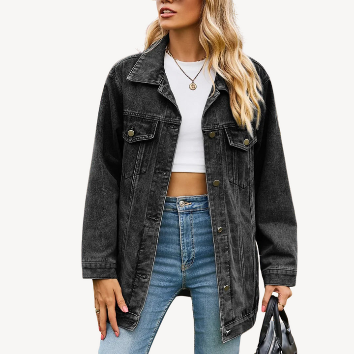Stilla | Denim Skjortejakke til kvinder