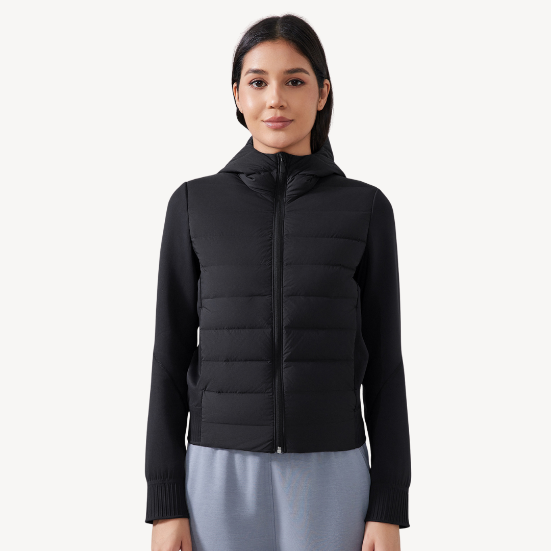 Stilla | Dame Hybrid Pufjakke Hoodie