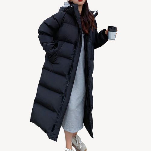 Stilla | Lang Hue Puffer Jakke Dame Vinterjakke