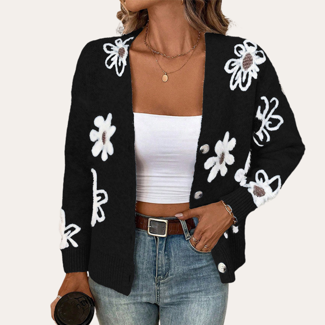 Stilla | Trendy Strikcardigan til Kvinder