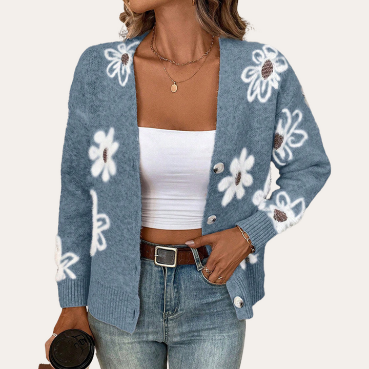 Stilla | Trendy Strikcardigan til Kvinder