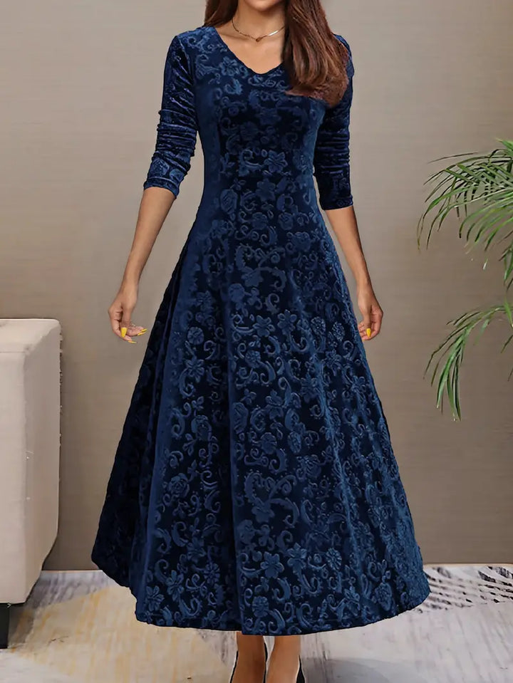 Skovae | Elegant Udstillet A-formet Kjole
