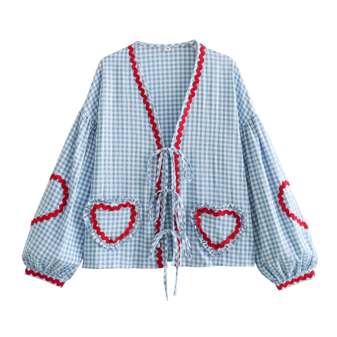 Stilla | Bluse med Hjerte lommer