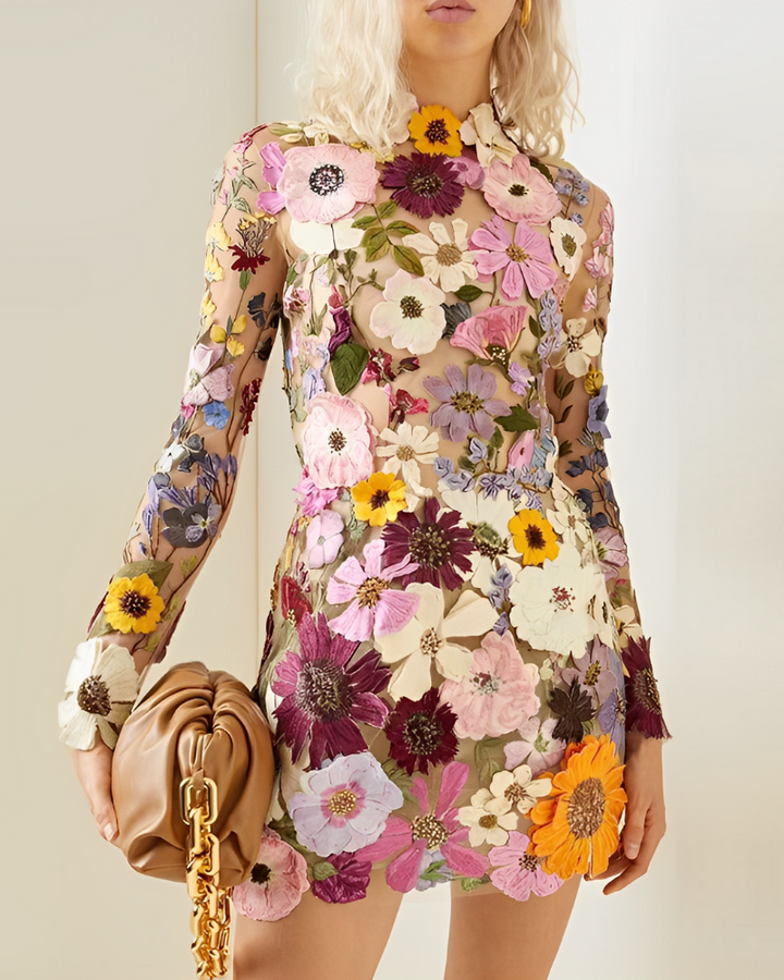 Skovae | Blomsterkjole med Fine Detaljer