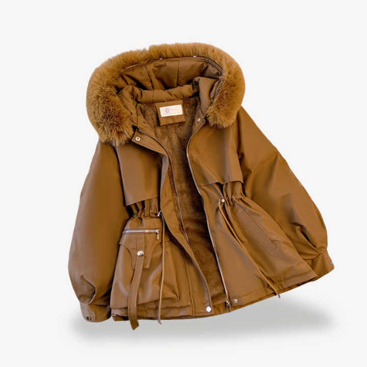 Stilla | Dame Kuns pels Fodret Parka Jakke