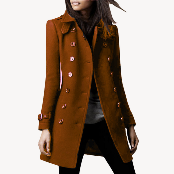 Stilla | Dame uld Peacoat