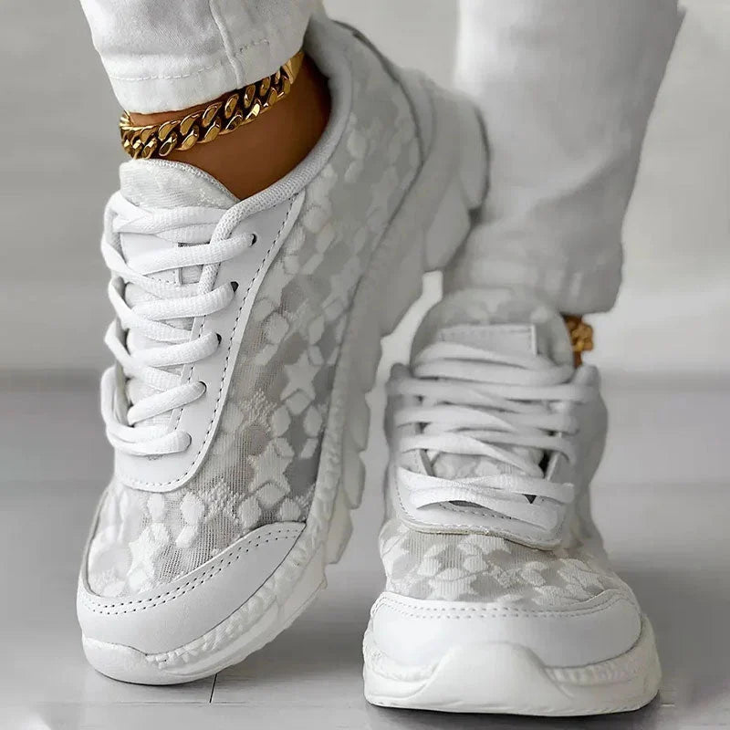 Dame ortopædiske sneakers med svangs støtte & slip-on Skovae