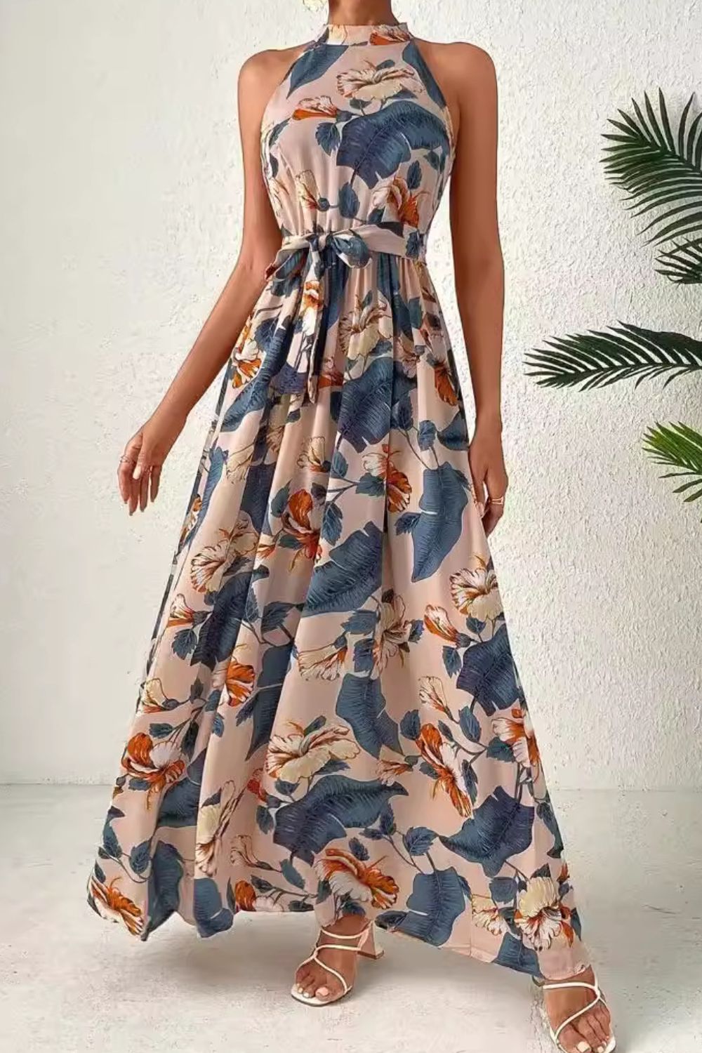 Stilla | Floral Ærmeløs Kjole