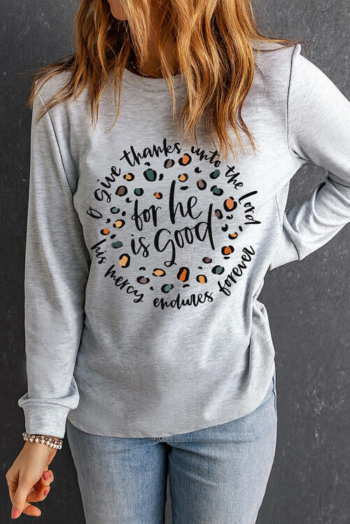 Stilla | Rund Hals Langærmet T-shirt
