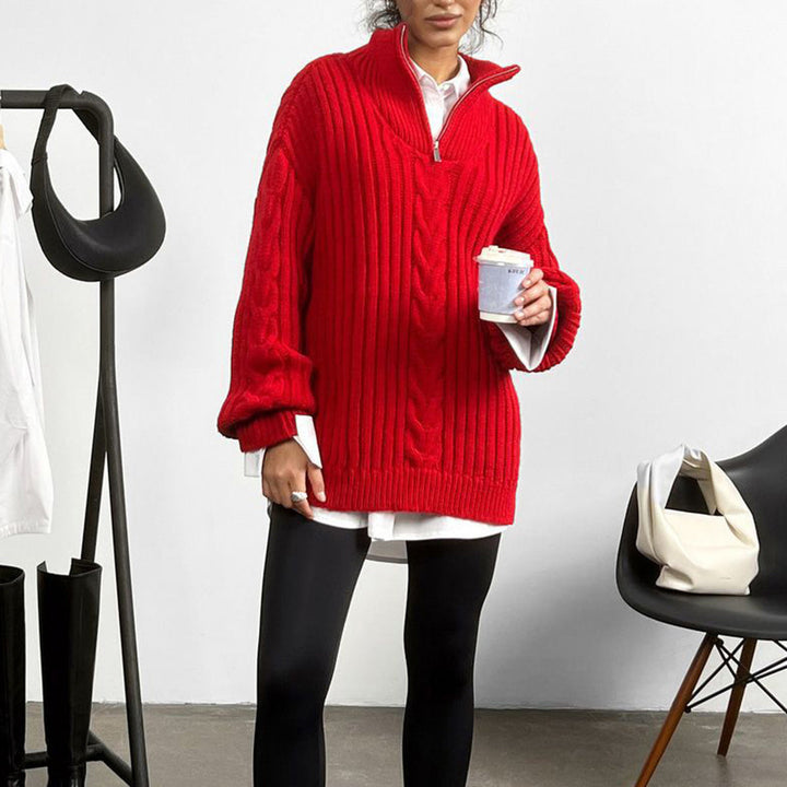 Stilla | Half Zip Langærmet Sweater