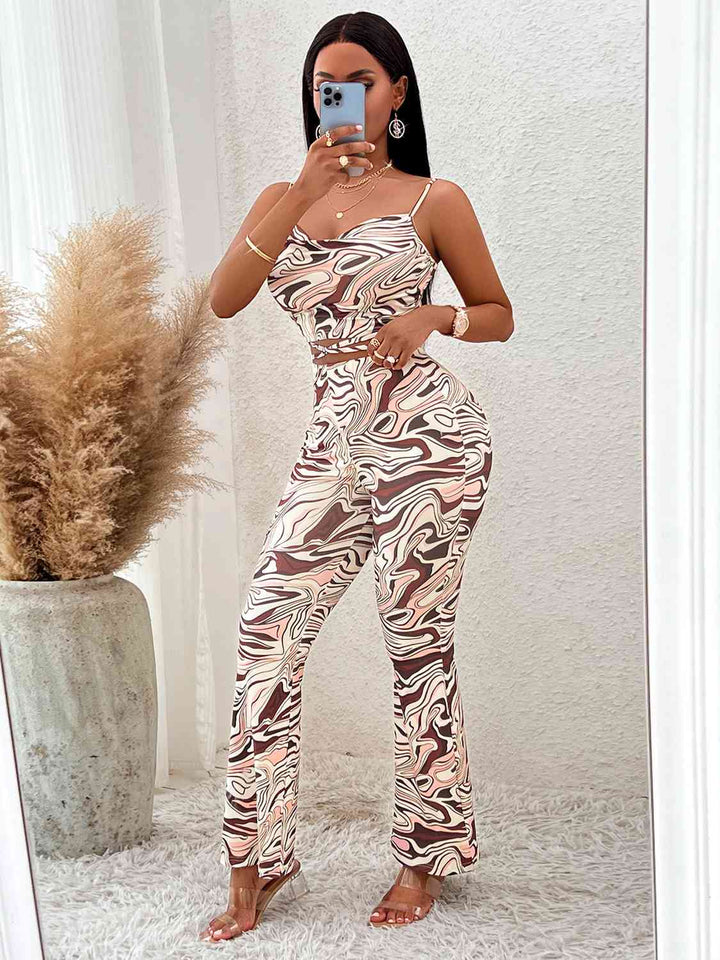 Stilla | ærmeløs bred ben jumpsuit