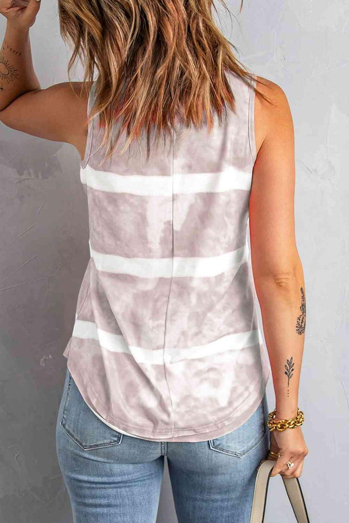 Stilla | Farv Scoop Neck Henley Tank