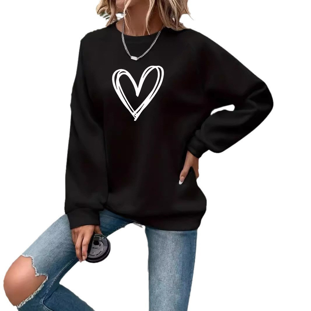 Stilla | Print Rundhals-Langærmet Sweatshirt