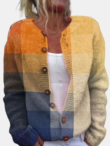 Stilla | Farveblok Cardigan