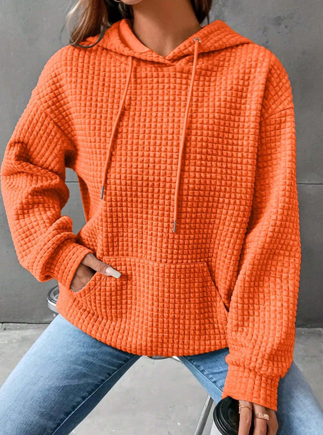 Stilla | Sweatshirts i Ensfarvet Til Kvinder, Store Størrelse