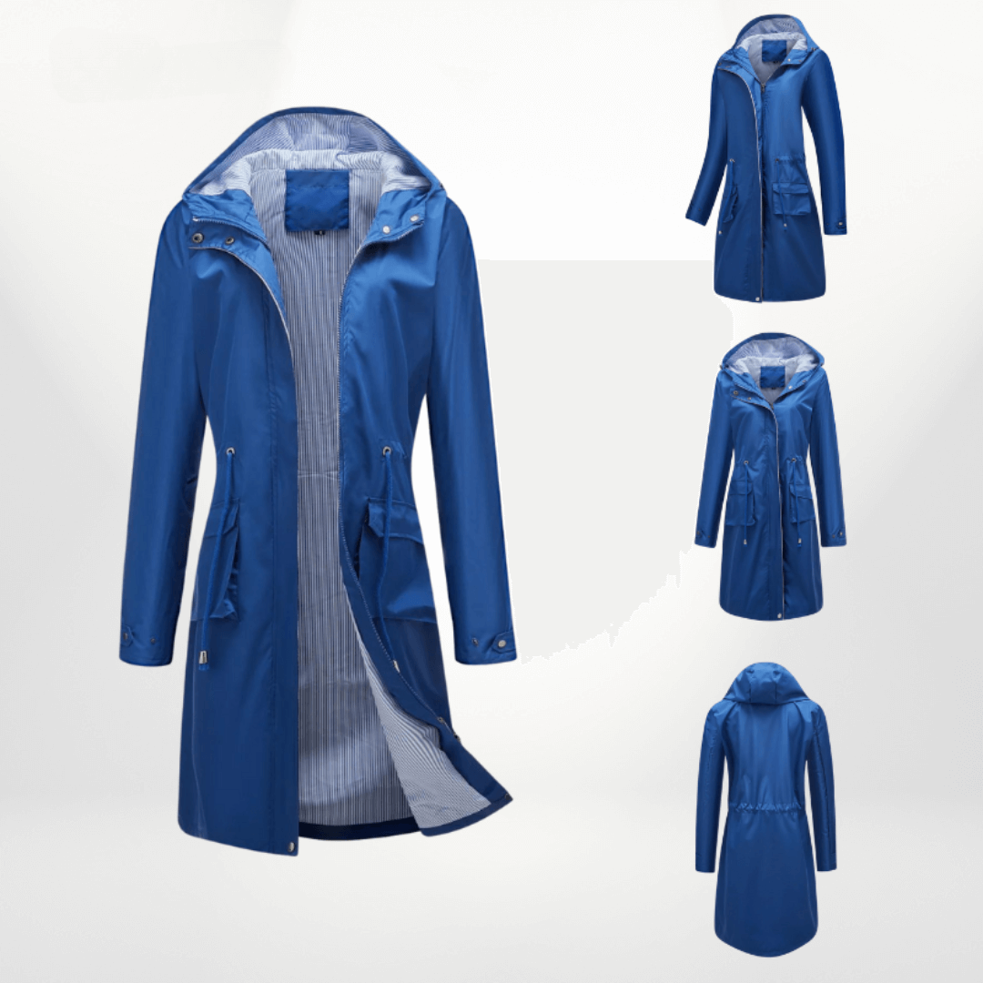 Stilla | Dame vandtæt over-knee trenchcoat