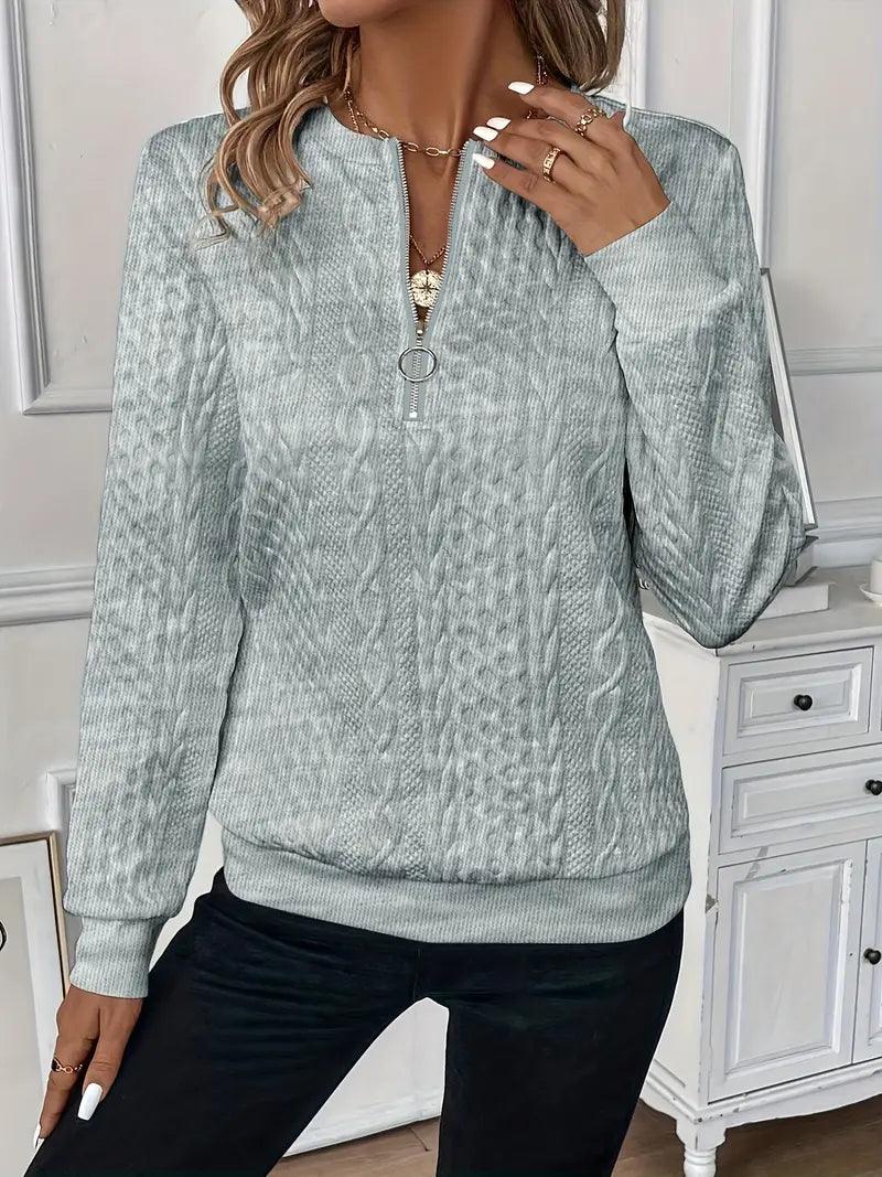 Stilla | Quilted Fritids sweatshirt