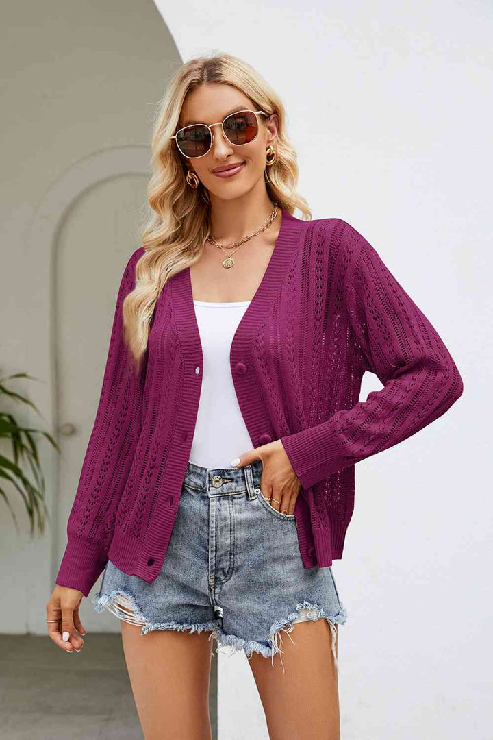 Stilla | Knapfront V-hals Cardigan