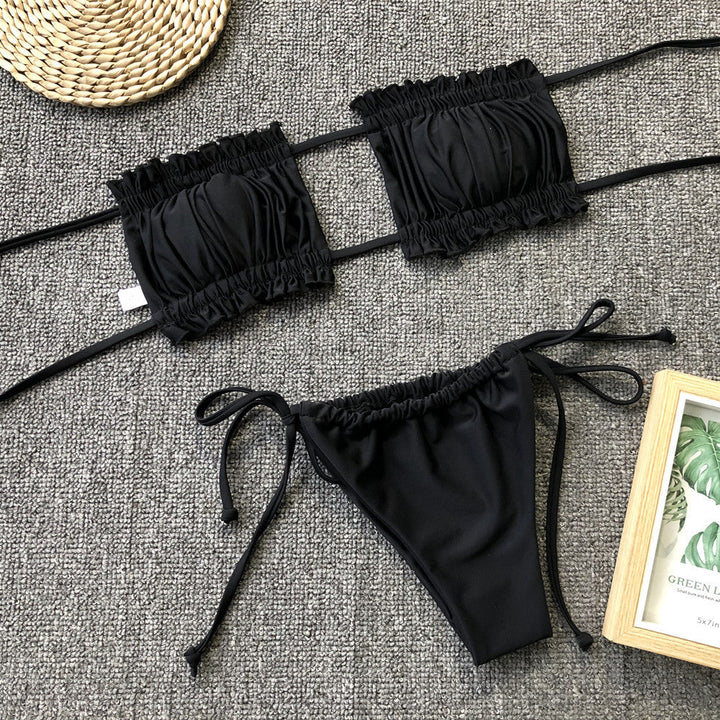 Stilla | Trim Ruched Bikini Sæt