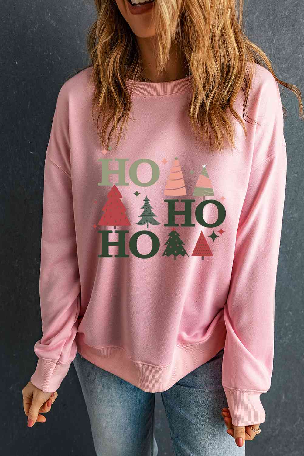 Stilla | Tree Graphic Dropped Shoulder Sweatshirt