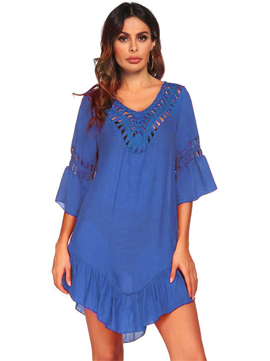 Stilla | Cutout Trekvart Ærme Cover up