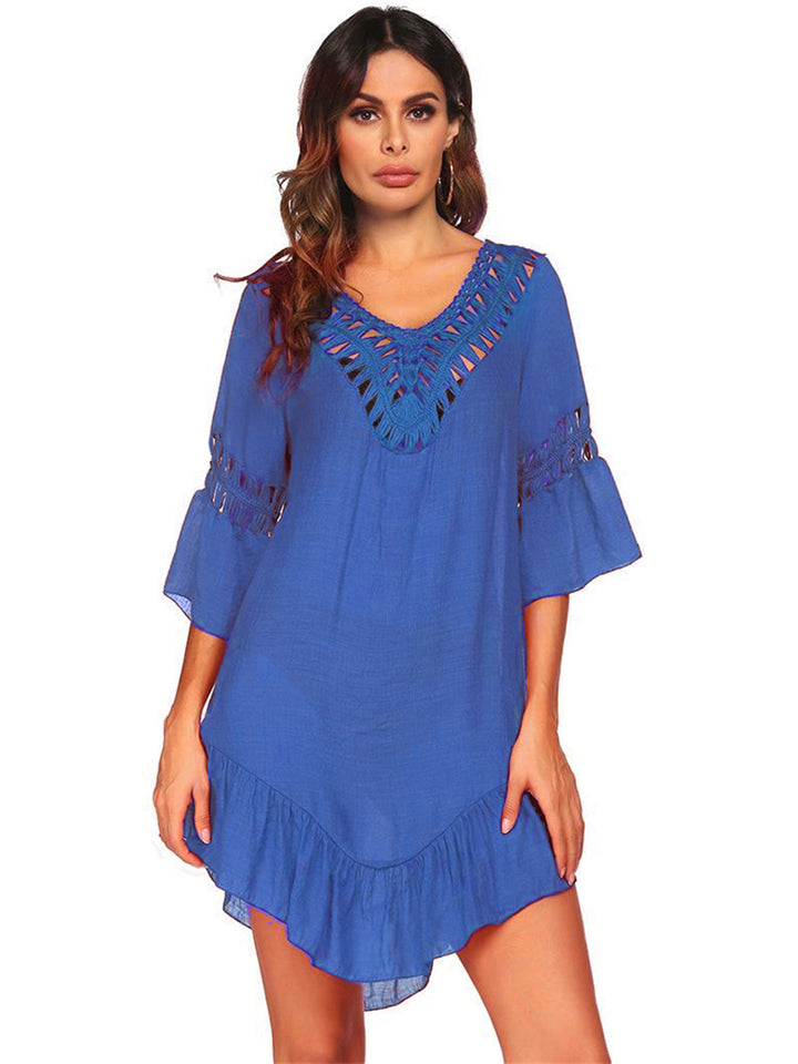 Stilla | Cutout Trekvart Ærme Cover up