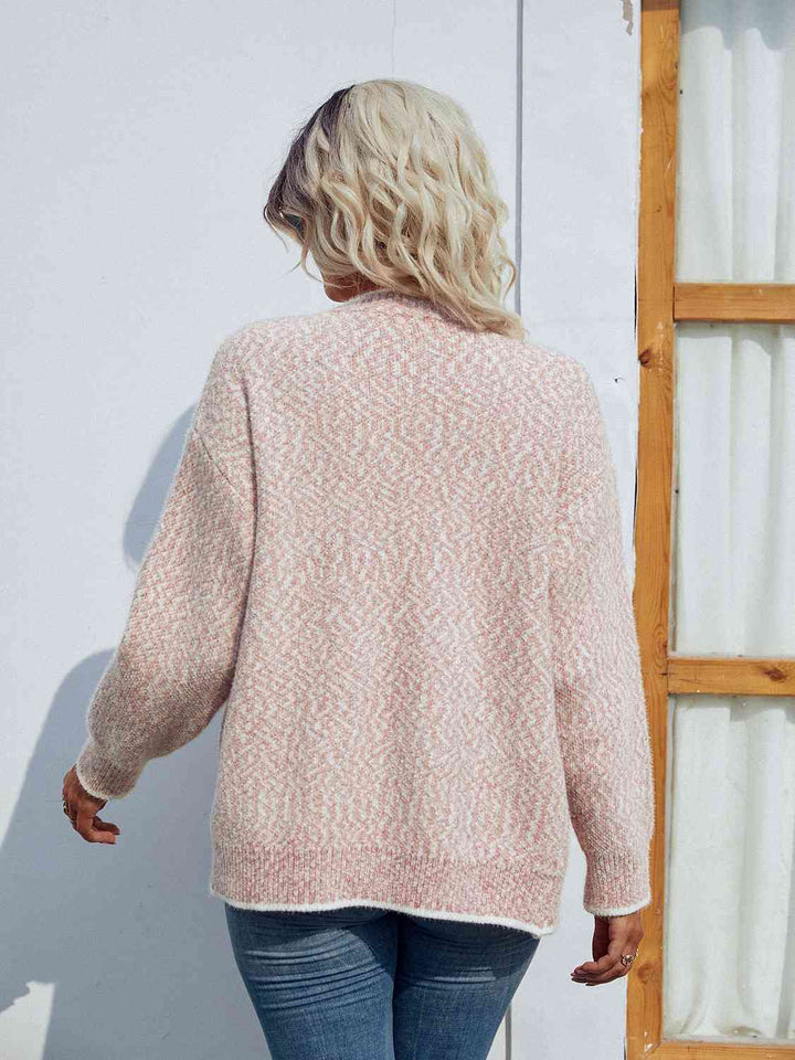 Stilla | Down V-hals Cardigan Med Lommer