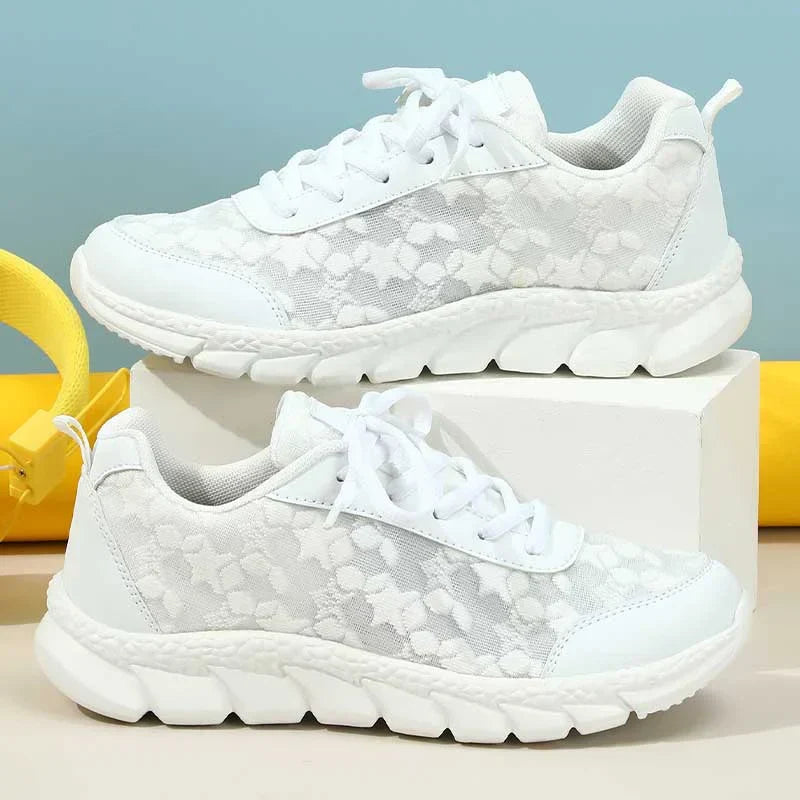 Dame ortopædiske sneakers med svangs støtte & slip-on Skovae