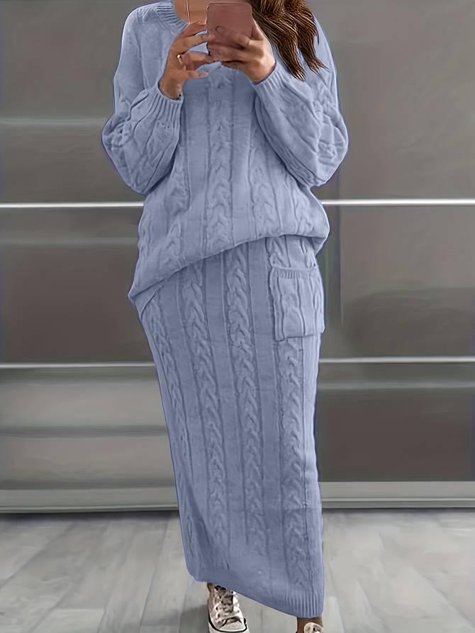 Stilla | Chic Fashion Twist Sweater-Sæt
