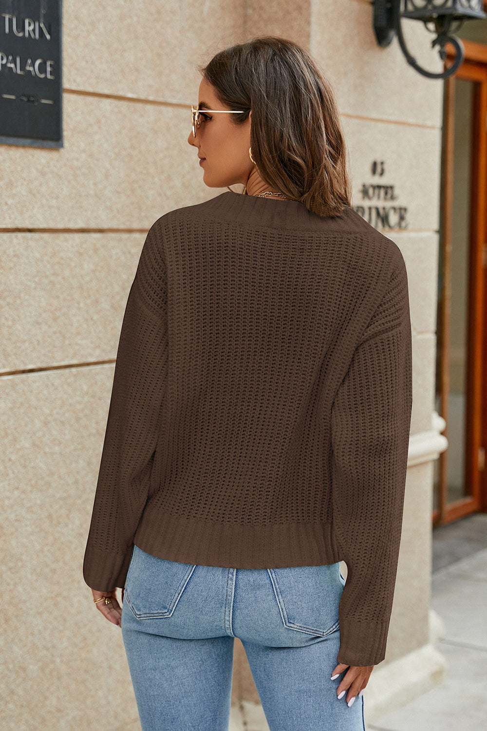Stilla | Surplice Langærmet Sweater