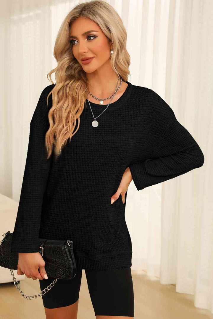 Stilla | Strik Rund Hals Langærmet Sweatshirt