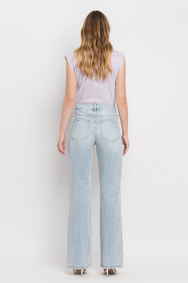 Stilla | by Flying Monkey 90'ernes Vintage Super Høj Talje Flare Jeans