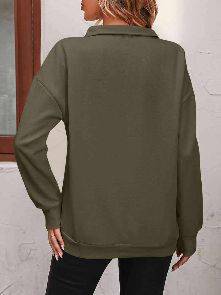 Stilla | op Droppet Skulder Sweatshirt