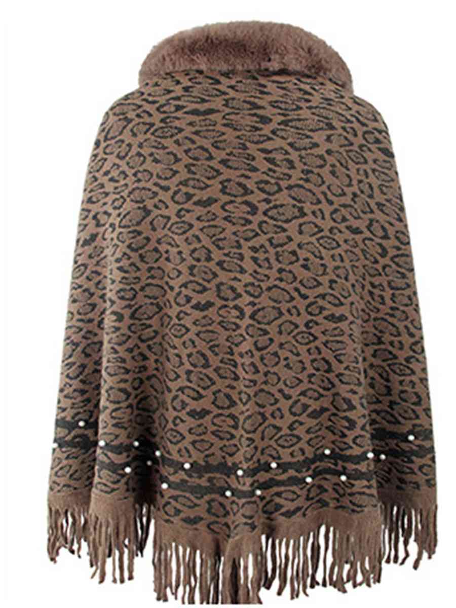 Stilla | Fringed Hem Poncho