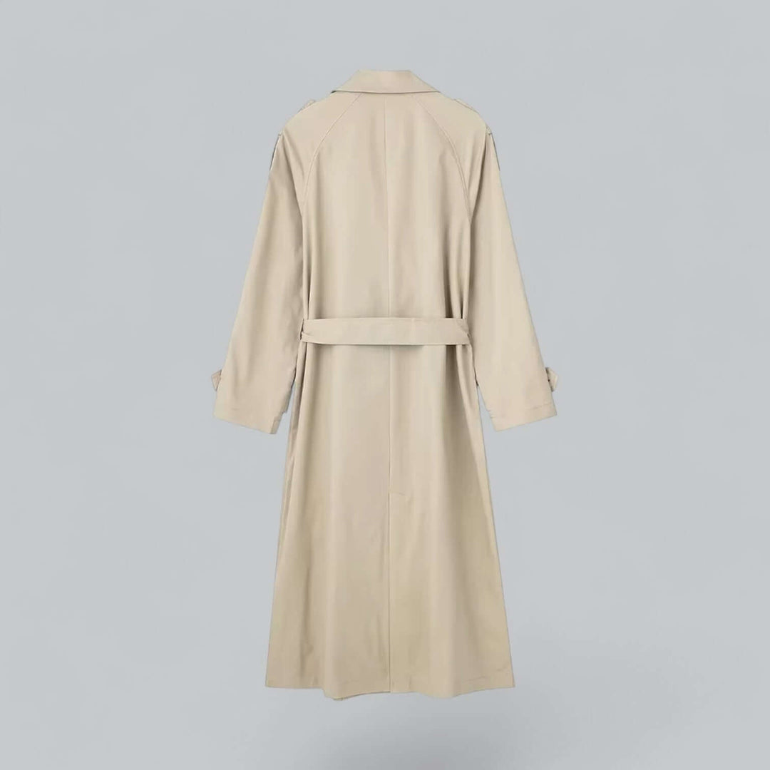 Stilla | Elegant dobbeltforet dames-trenchcoat med bælte